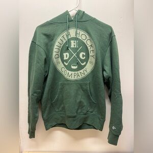 Duluth Hockey Company Blue 84 Green Hoodie S